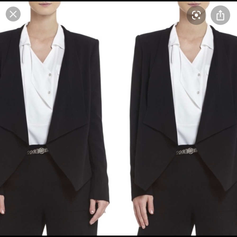 BCBG MAXAZRIA Black Abree Jacket NWT - Picture 8 of 9